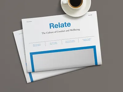 Coalesse Relate Essay art direction design graphic design layout print print design