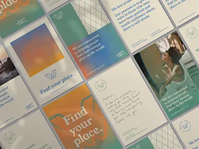 Westside Therapy Collective Branding Postcards art direction branding design graphic design logo print design