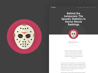 Spooky Stats article icon illustration spooky statistics viget