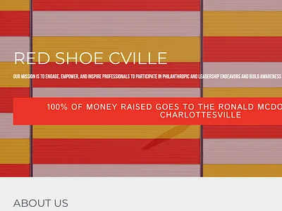 Local Non Profit Landing Page