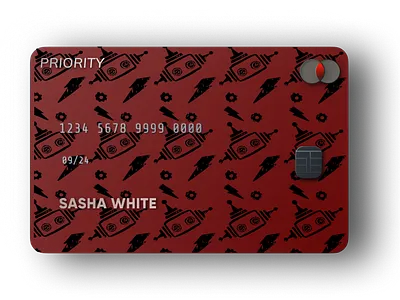 Custom Credit Card concept afterpay bank chip creditcard debit card dribbble mastercard mobile app design payment gateway paypal red ux uxui visa website concept