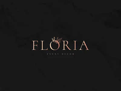 Floria branding decoration design logo minimalism