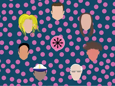 Community community design illustration sixseasonsandamovie vector wallpaper