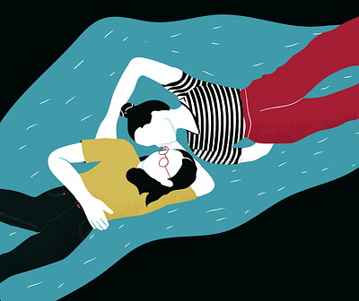 more than friends app art character characterdesign design flat girl girl character girl illustration girls illustration illustrator minimal red vector web yellow