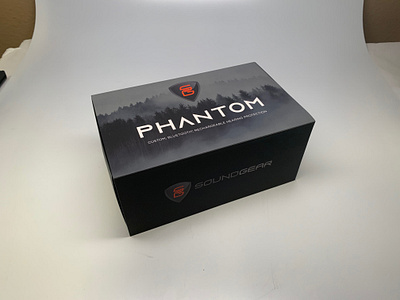 Phantom Packaging branding design logo