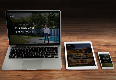 Eric Ellis branding landing page design mobile first responsive web design ui design