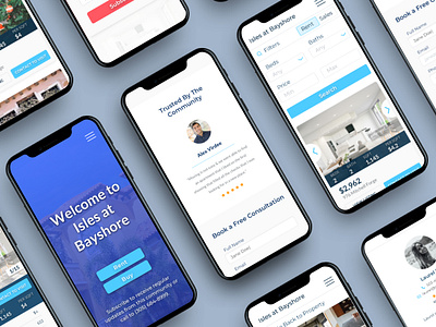 Isles at Bayshore conversion rate optimization mobile first responsive web design ui design ux ui web design website redesign