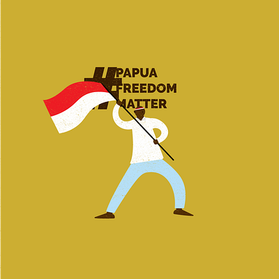 PAPUA FREEDOM MATTER black blacklivesmatter cendrawasih freedom independence indonesiaindependence indonesiaindependenceday papua papuafreedommatter student