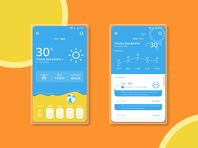 Weather App android app design illustration ui ui design uidesigns uiux uiuxdesign ux