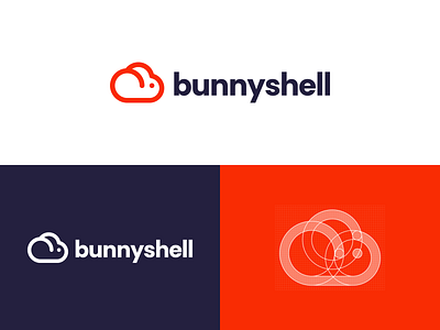 Bunnyshell adobe illustrator branding bunny cloud dailylogochallenge dailylogochallengeday14 logo logo design logoprocess rabbit vector