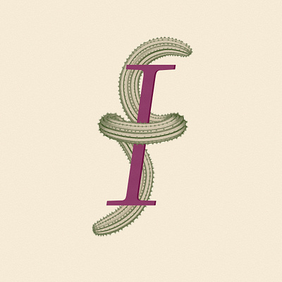 Intoflora 3d art branding cinema4d dribbbleweeklywarmup illustration logo minimal monogram monogram logo typography