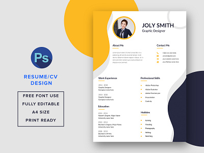 Resume CV branding cover letter creative creative design curriculum vitae cv cv design cv resume graphic design job logo professional design professional resume resume resume clean resume cv resume design resume template resume word