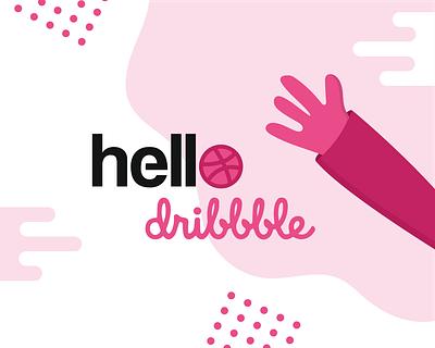 Hello Dribble! debut firstshot hello dribble illustration