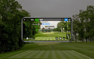 Golfscape ar design design layout mobile app mobile design ui ux