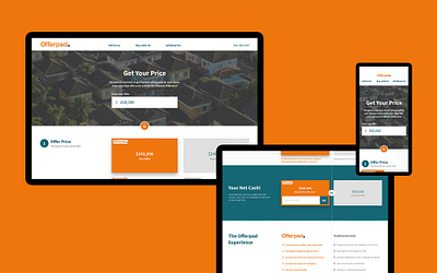 Offerpad design layout mobile design ui ux web web design