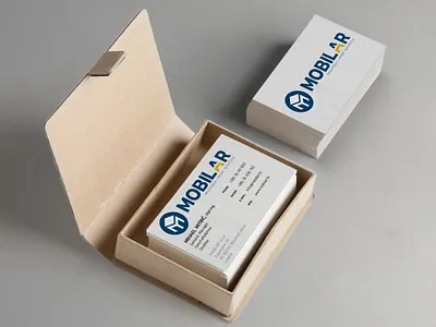 Business card design - Mobilar d.o.o. brand branding business card business card mockup businesscard creative furniture graphic design illustration modern