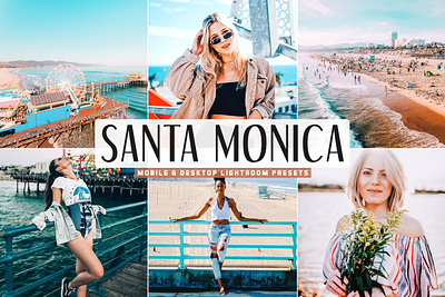 Free Santa Monica Mobile & Desktop Lightroom Presets beach blue bright cinematic cinematic look color edit fresh green iphone lightroom mobile lightroom pc ligthroom luxury minimalist mobile orange orange skin