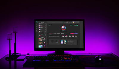 Daily UI #006 | Profile Page design gaming gaming logo gaming website profile ui