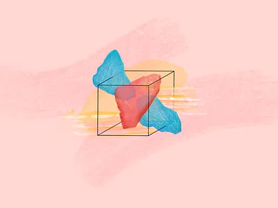 Think Outside the Box design illustration