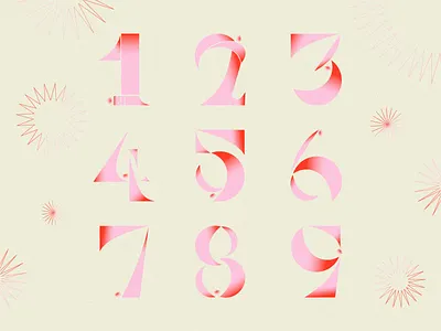 Numbers - 36DaysOfType 36 days of type 36days 36daysoftype artwork design digital illustration number type typedesign typography