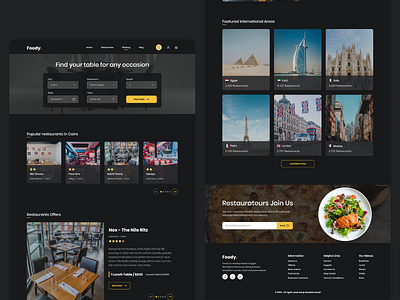 Tables reservation website app design food food and drink foodie graphic product design ui ux web website