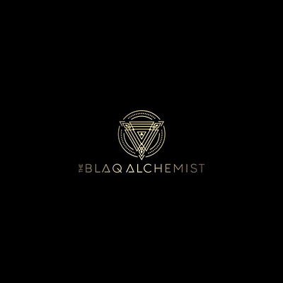 The Blaq Alchemist abstract branding logo