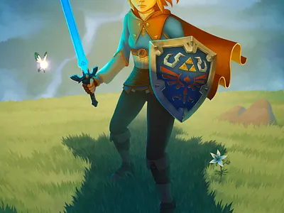 Breath of the Wild 2 botw botw2 digital fantasy illustration zelda