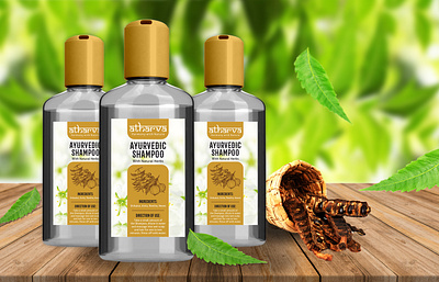 Ayurvedic Shampoo ayurvedic branding colours creative agency design dribbble graphicdesign natural packagedesign packaging product design shampoo