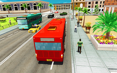 Smart Bus Driving Adventure action game bus driving bus simulator game game art game graphic game graphics icon racing render screenshot