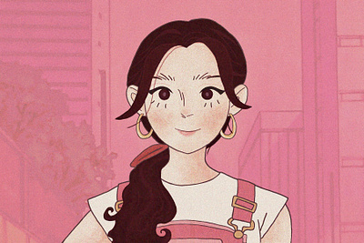 Simply Pink 2020 doodles illustration procreate rei sailor mars sailormoon simple