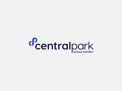 Central Park - Endless Comfort \ Logo Design azerbaijan branding cp letter logo design gradient gradient logo icon infinity infinity logo letter logo logo logo design minimalist modern typography vector