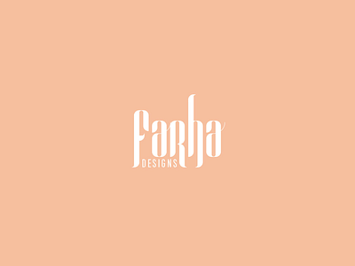 Farha Fashion Design branding creative design fashion fashion brand fashion design fashion logo logo new