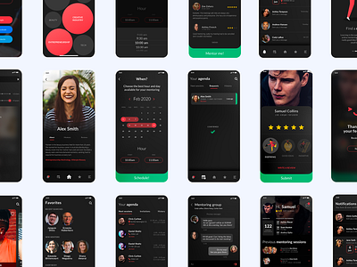 Mentor design interface ui ux