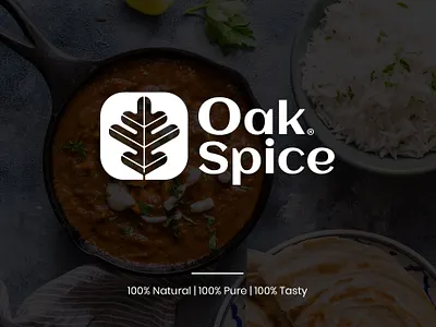 Oak Spice Logo branding branding agency illustration illustrations logo logo design logo mark logo mark symbol logos oak app icon oak leaf logo oak logo oak mark oak symbol oak tree oak tree logo spice logo spices symbol symbol icon