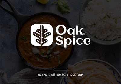 Oak Spice Logo branding branding agency illustration illustrations logo logo design logo mark logo mark symbol logos oak app icon oak leaf logo oak logo oak mark oak symbol oak tree oak tree logo spice logo spices symbol symbol icon