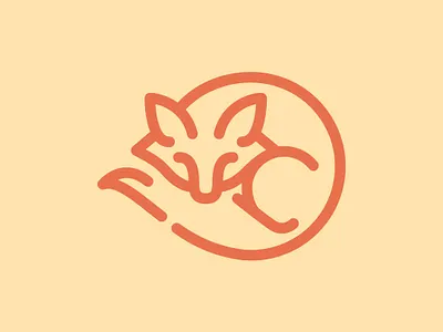 Day 20 - Fox - 100 Icons Daily 100days animals design fox icon illustration leeayr logo minimal vector