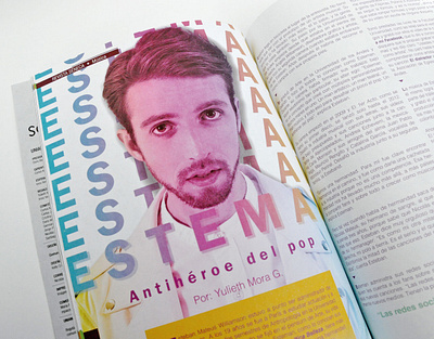 Magazine Seneca design editorial graphic design print
