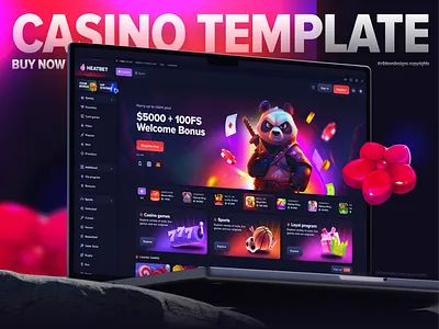 Casino template betting betting app blackjack casino design casino jackpot casino template casino ui ux crypto bet gambling ui jackpot live betting live casino online casino slot machine sportsbook table games vip casino web betting web casino