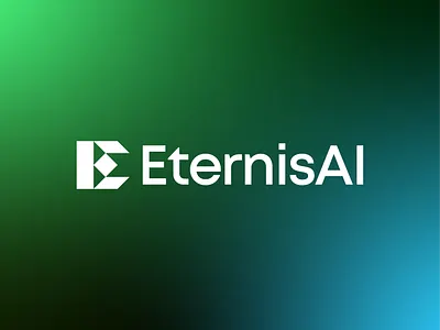 EternisAI Logo abstract logo ai ai logo artificial intelligence b2b branding dynamic logo e e logo identity lettermark logo logo design modern modern logo saas startup logo symbol tech logo technology logo