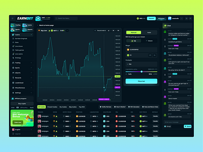 EarnBet trading betting betting platform casino bet crypto crypto app crypto casino crypto trading app crypto up down forex game gambling game gaming live trading trade bet trading trading casino trading game trading ui trading ui ux up or down