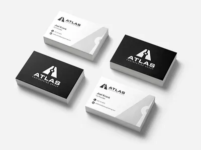 Atlas Engineering Logo Design & Print Collateral brand collateral branding design engineering graphic design logo logo design