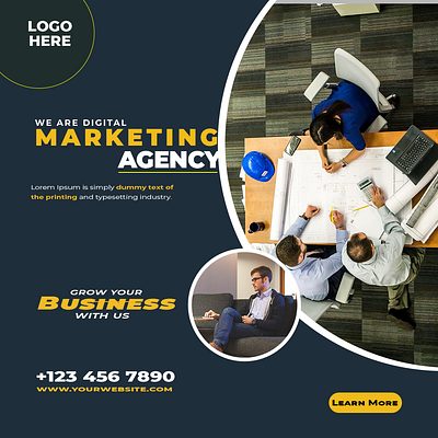 business social media banner design 2 design photoshop typography vector