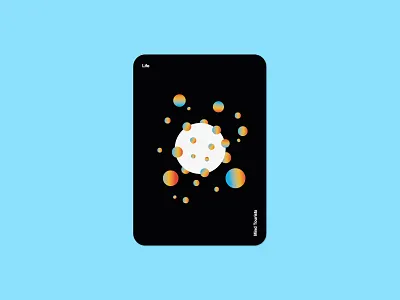 Mind Tourists Cards Life bauhaus branding cards design flat geometric gradient illustration minal minimal minimalism minimalistic music playing portfolio poster shape typography vector