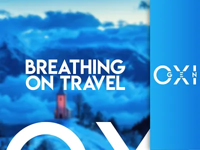 Oxigen logo branding design illustration logo travel