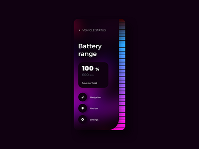 Battery Range battery car findcar navigation range vehicle