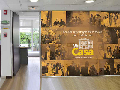 Inhouse campaign: Mi Casa (My home) brand design endomarketing graphic design logo ux