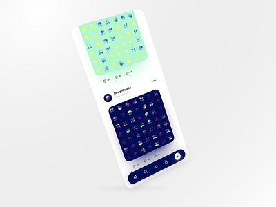 Explore Geometric Patterns - Part 2 geometric geometric art isometric magicpattern mobile mobile app mobile ui patterns ui ux