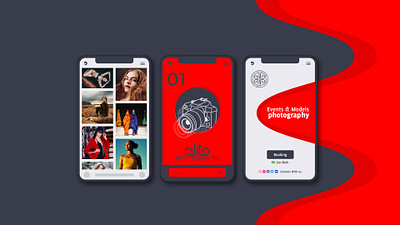 Elite Photography UI Design brand identity branding logo ui ui ux ui design uiux user experience user inteface user interface design ux