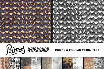 Bricks & Mortar Texture Media Pack brick brush creative market photoshop brush png resource texture