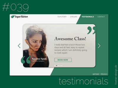 DailyUI daily 100 challenge daily ui daily ui 039 dailyui dailyui 039 dailyui039 feedback testimonial testimonials valuation webdesign